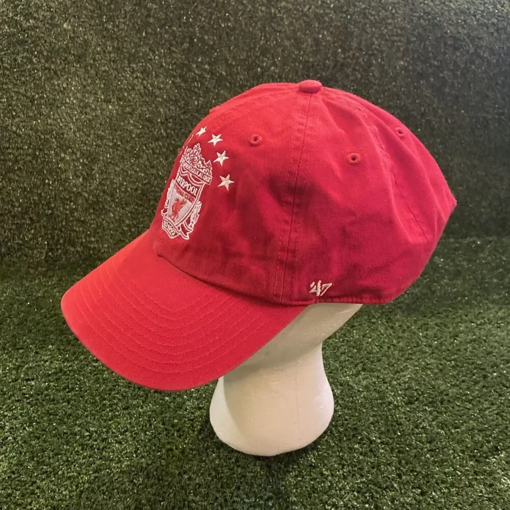Liverpool FC Cap LFC Red Baseball Hat EPL Premier League England YNWA Fans